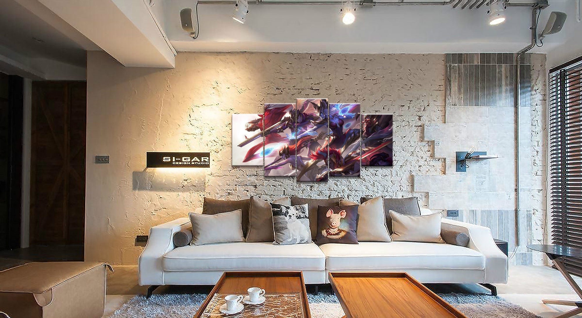 LOL League Of Legends SKT Gaming S6 Gaming Canvas Wall Art