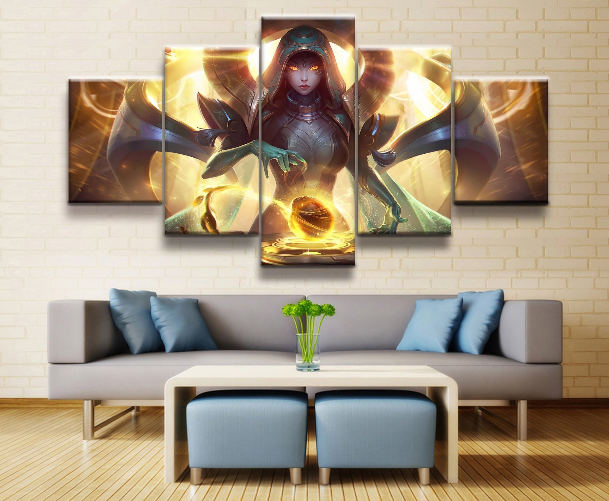LOL League Of Legends Sona 3 Game Canvas Wall Art