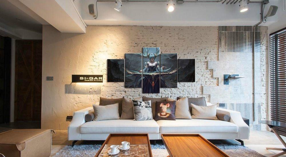 LOL League Of Legends Sona Game Canvas Wall Art