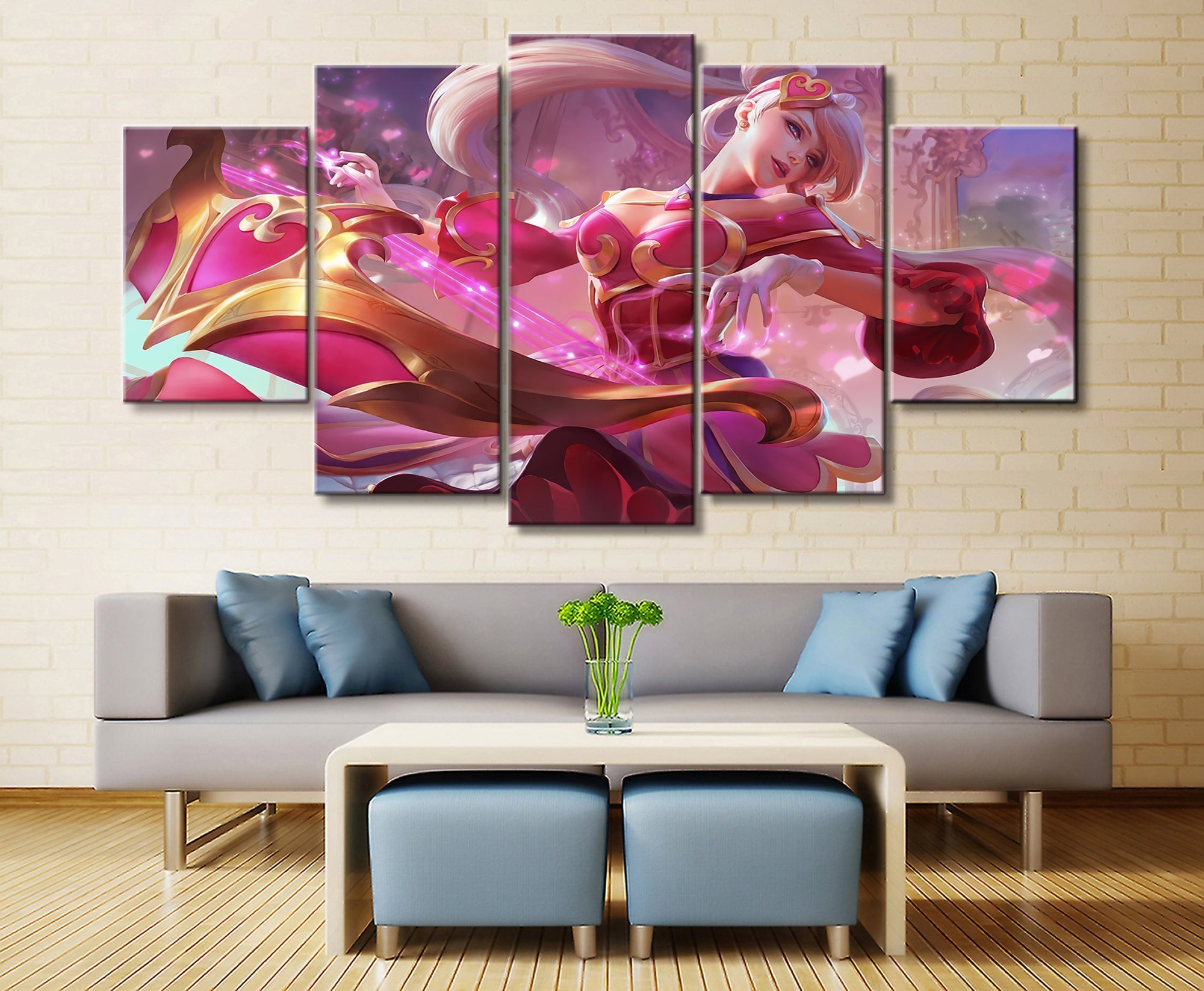 LOL League Of Legends Sona 2 Gaming Canvas Wall Art