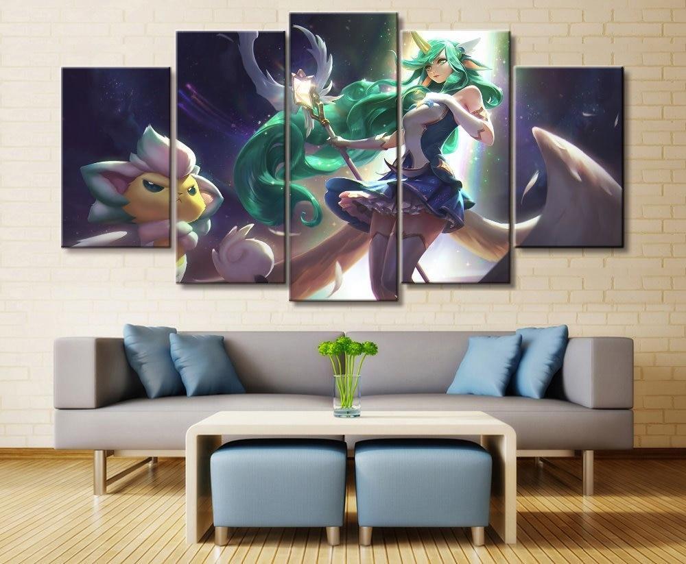 LOL League Of Legends Soraka Game Canvas Wall Art