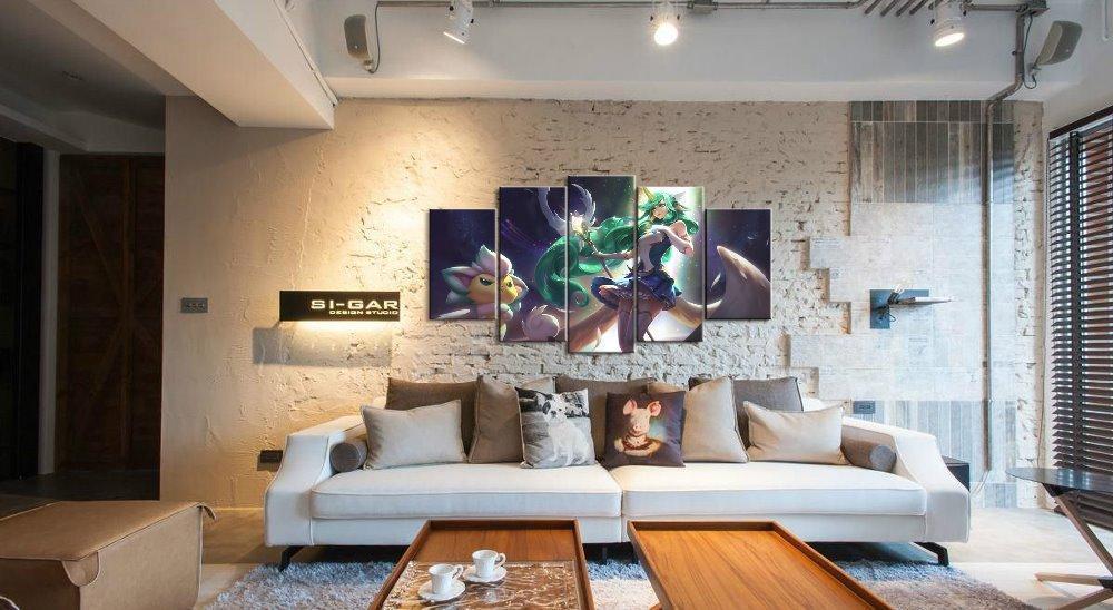 LOL League Of Legends Soraka Game Canvas Wall Art