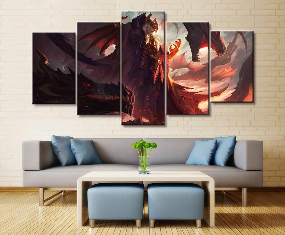 LOL League Of Legends Swain Gaming Canvas Wall Art