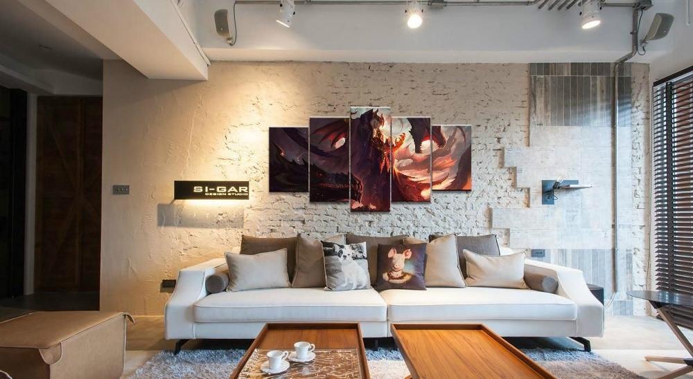 LOL League Of Legends Swain Gaming Canvas Wall Art