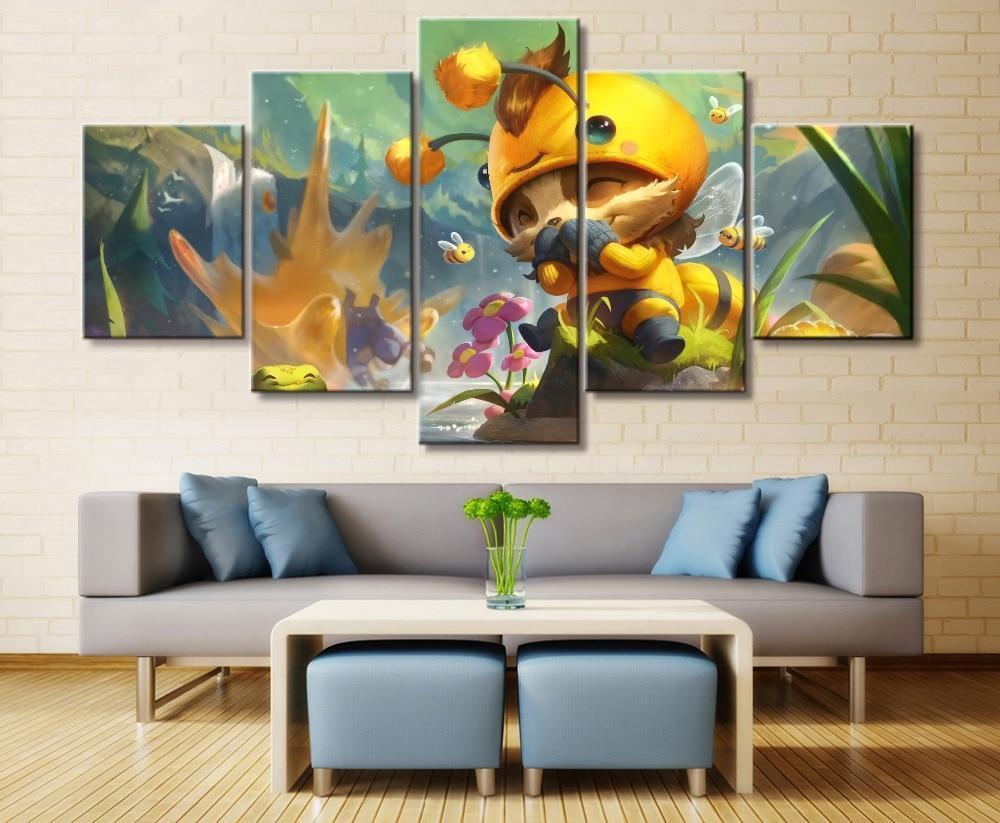 LOL League Of Legends Teemo 3 Gaming Canvas Wall Art