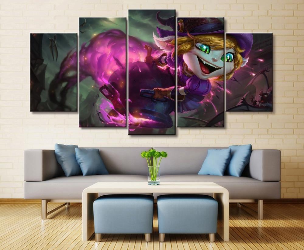 LOL League Of Legends Tristana Gaming Canvas Wall Art