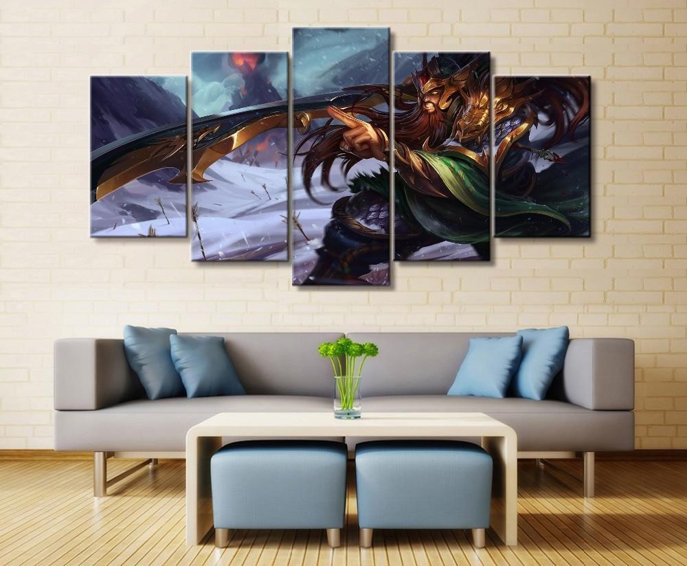 LOL League Of Legends Tryndamere Gaming Canvas Wall Art