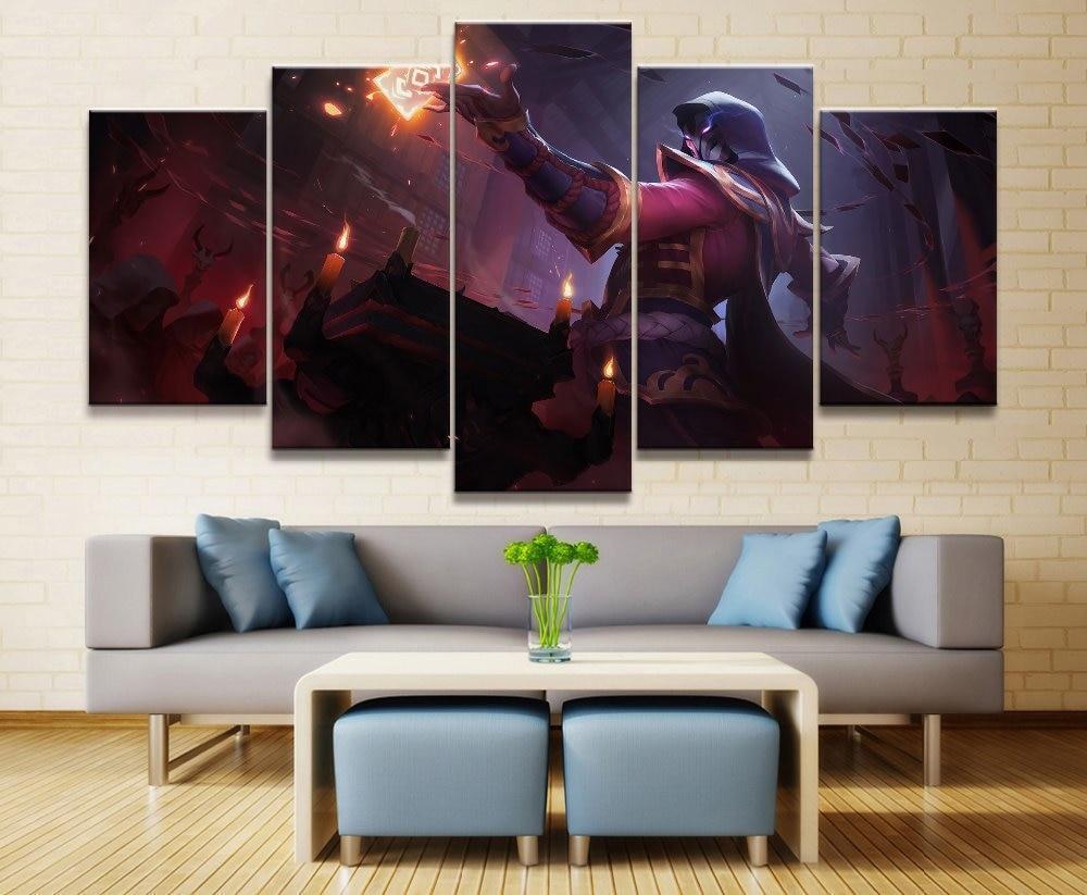 LOL League Of Legends Twisted Fate Gaming Canvas Wall Art