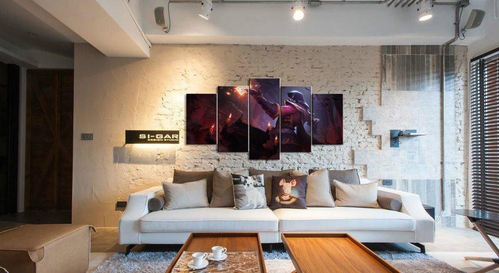LOL League Of Legends Twisted Fate Gaming Canvas Wall Art