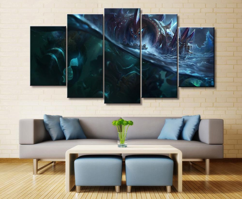 LOL League Of Legends Urgot 2 Gaming Canvas Wall Art