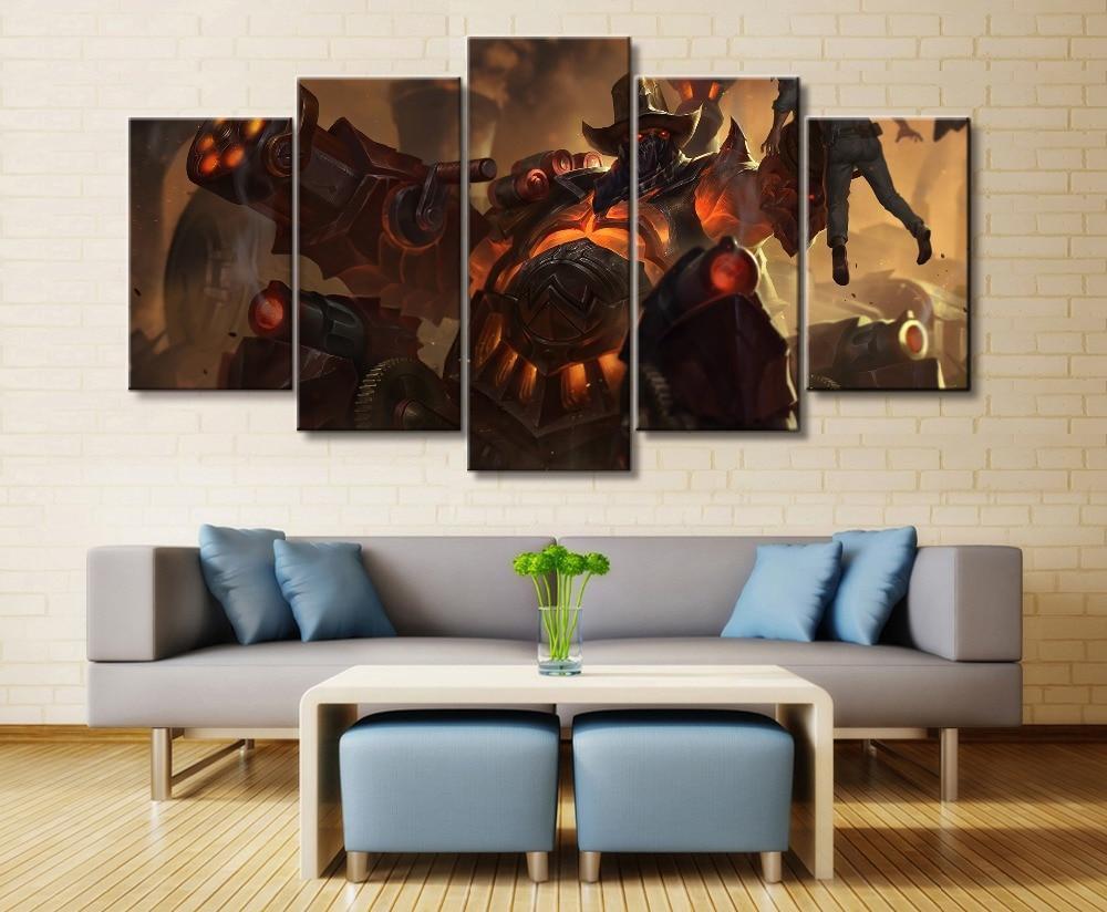 LOL League Of Legends Urgot Gaming Canvas Wall Art