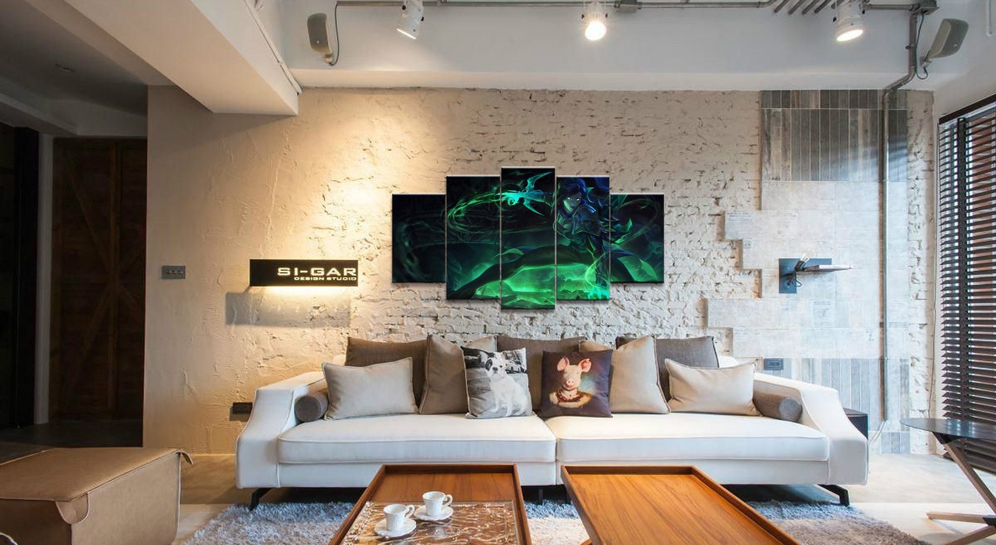LOL League Of Legends Vayne 3 Game Canvas Wall Art